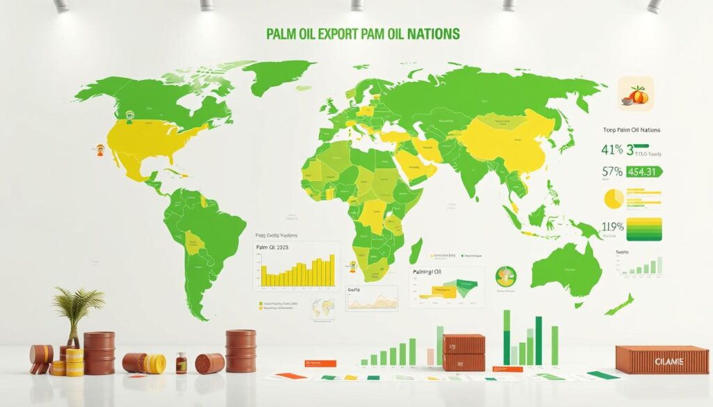 Peta Ekspor Sawit Dunia