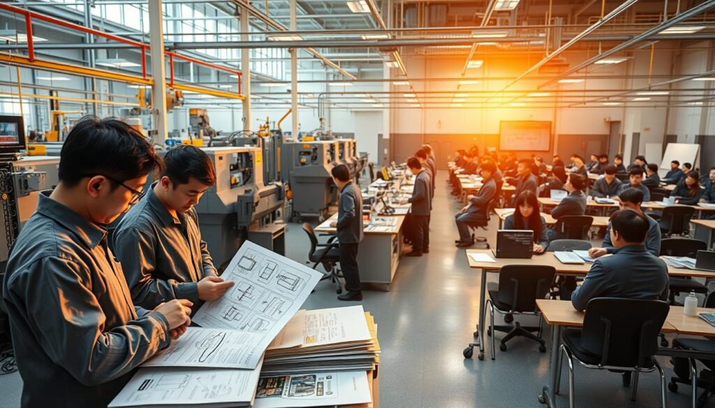 pendidikan dan pelatihan di pabrik Jepang